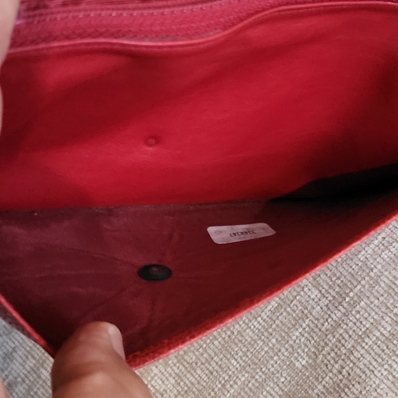 Chanel Red Caviar CC Timeless Shoulder Bag Bifold Wallet Grained Calfskin.. - Picture 15 of 16